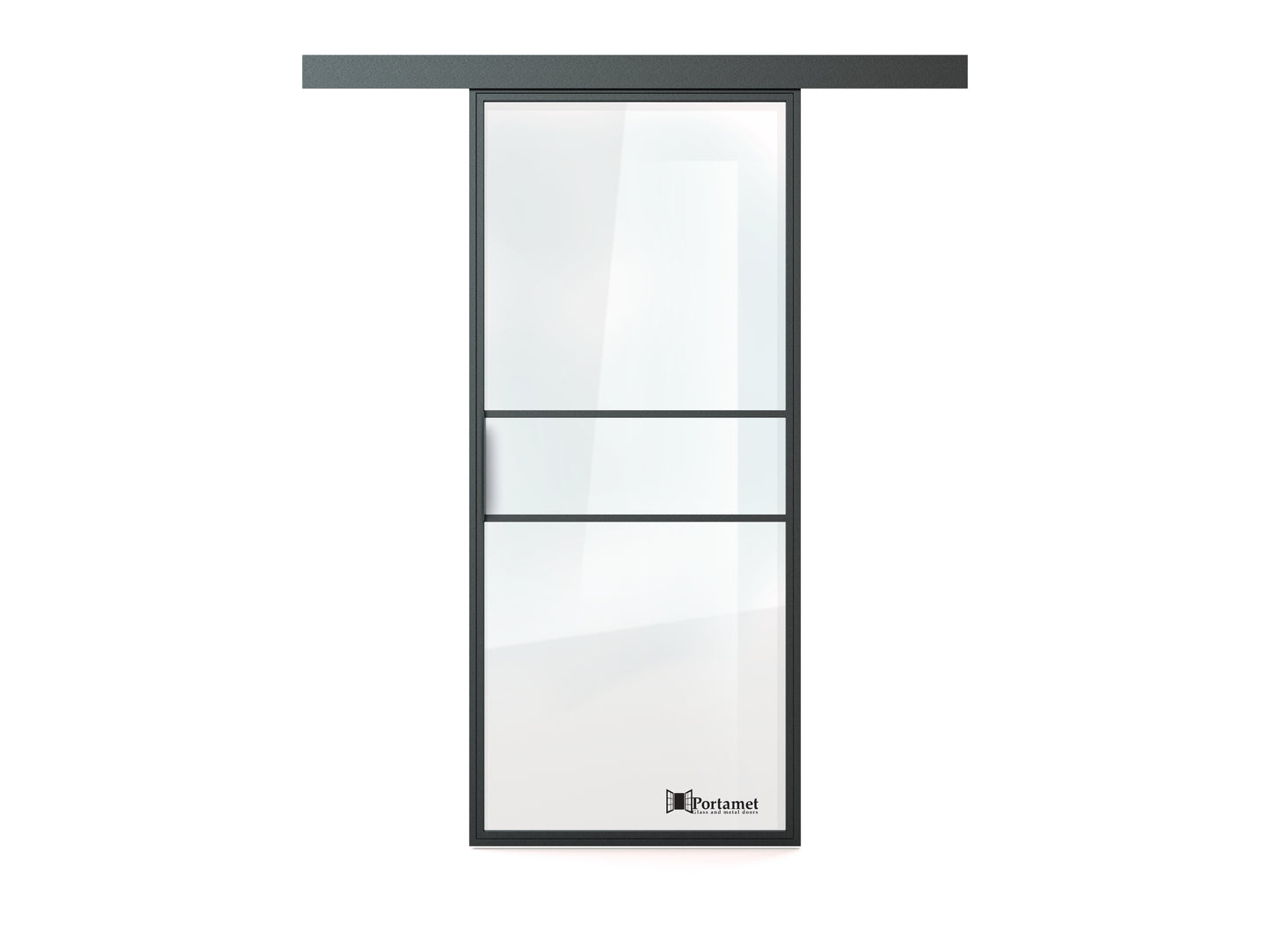 Italia Classic Single Glazed Steel Sliding Door