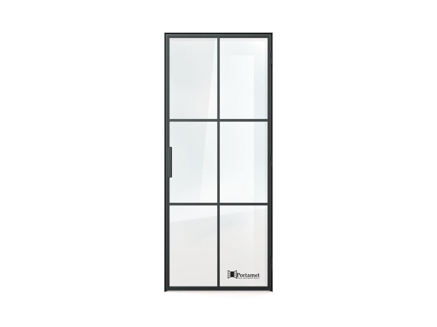 Malmo Classic Single Glazed Steel Hinged Door with Frame