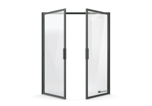 Milano Classic Double-Leaf Steel Glazed Crittal Style Door